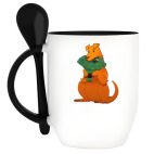 Кружка с ложкой