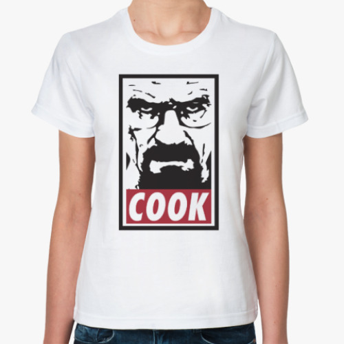 Классическая футболка с принтом Heisenberg