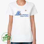 Женская футболка органик