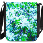 Шмель на цветущей яблоне