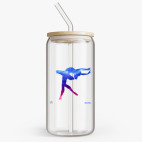 Банка с бамбуковой крышкой