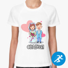 Женская спортивная футболка