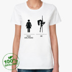 Женская футболка органик