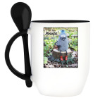 Кружка с ложкой