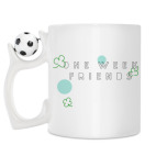 Кружка с футбольным мячиком