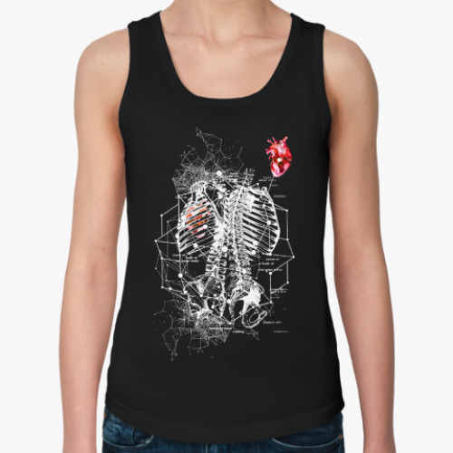 Женская майка с принтом PolygonArt