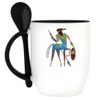 Кружка с ложкой