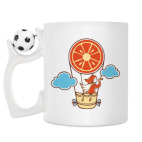 Кружка с футбольным мячиком