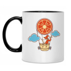 Кружка двухцветная