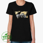 Женская футболка органик