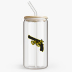 Банка с бамбуковой крышкой