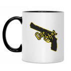 Кружка двухцветная