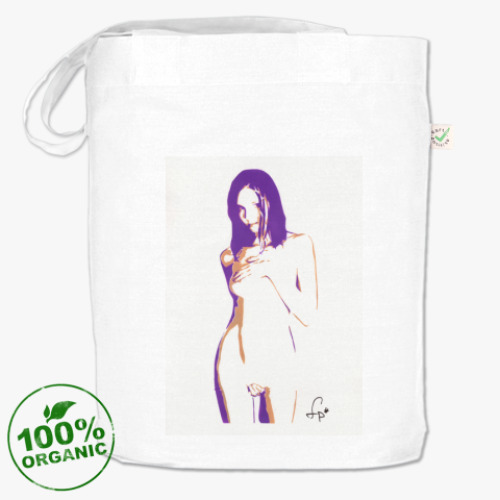 Сумка шоппер с принтом Сексуальная девушка