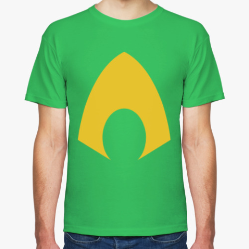 Футболка с принтом AQUAMAN/Аквамен