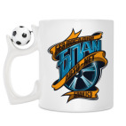 Кружка с футбольным мячиком