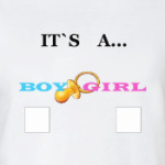 Gender reveal party, baby, boy