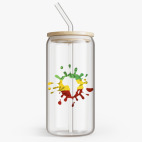 Банка с бамбуковой крышкой