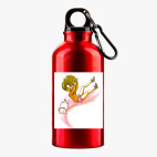 Металлическая бутылка 400 мл UV-DTF