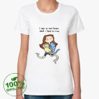 Женская футболка органик