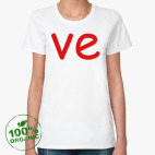 Женская футболка органик