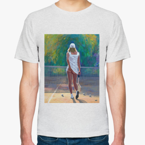 Футболка с принтом Теннис