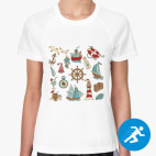 Женская спортивная футболка