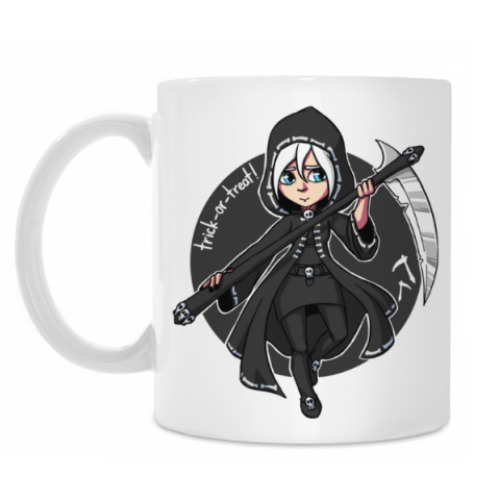 Кружка с принтом Смерть