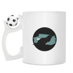 Кружка с футбольным мячиком