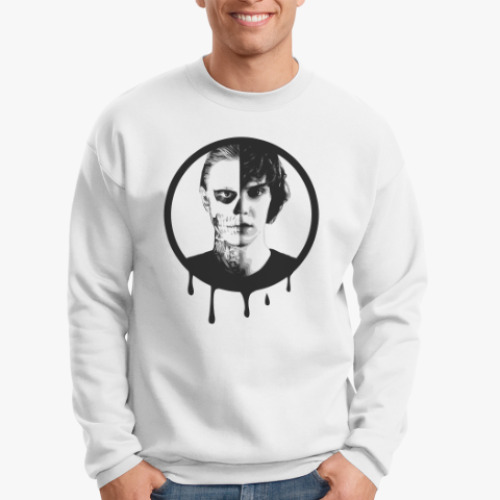 Свитшот с принтом Эван Питерс(Evan Peters)/AHS