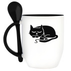 Кружка с ложкой