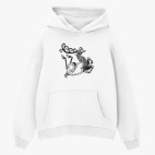 Толстовка худи оверсайз