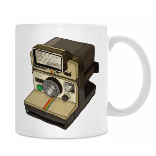 Кружка с принтом Полароид