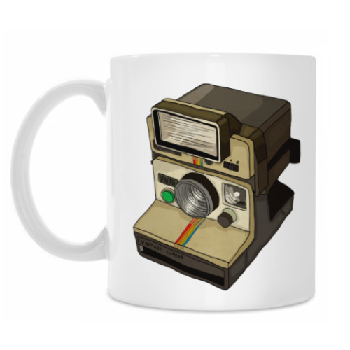 Кружка с принтом Полароид