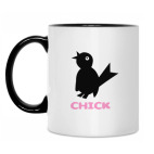 Кружка двухцветная