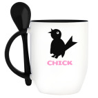 Кружка с ложкой