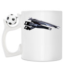 Кружка с футбольным мячиком