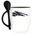 Кружка с ложкой