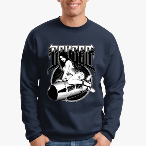 Свитшот с принтом Bomber