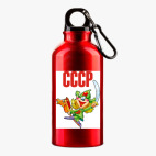 Металлическая бутылка 400 мл UV-DTF