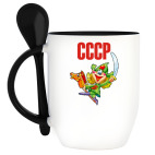 Кружка с ложкой