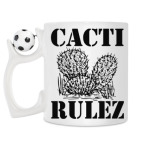 Кружка с футбольным мячиком