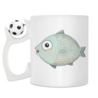 Кружка с футбольным мячиком