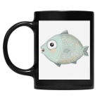 Кружка цветная UV-DTF