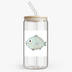 Банка с бамбуковой крышкой