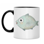 Кружка двухцветная