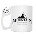 Кружка с футбольным мячиком