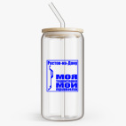 Банка с бамбуковой крышкой