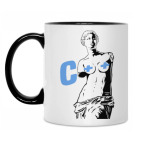 Кружка двухцветная