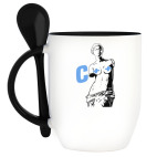 Кружка с ложкой