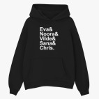 Толстовка худи оверсайз